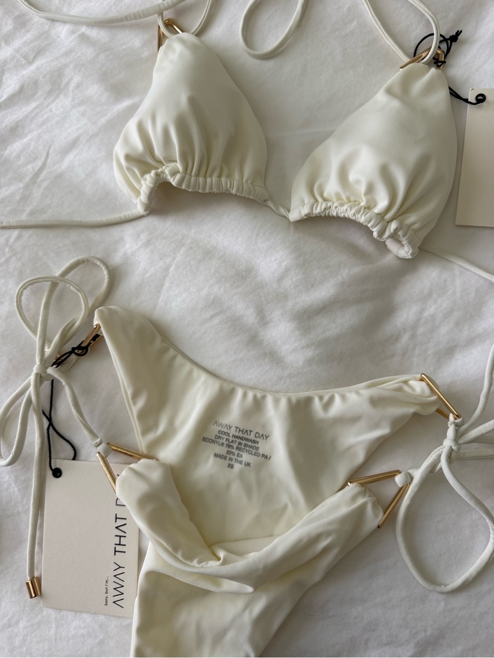 Away That Day Ivory Bikini View 4